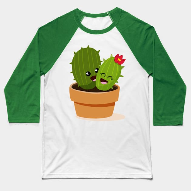 Cactus love Baseball T-Shirt by LecricJr